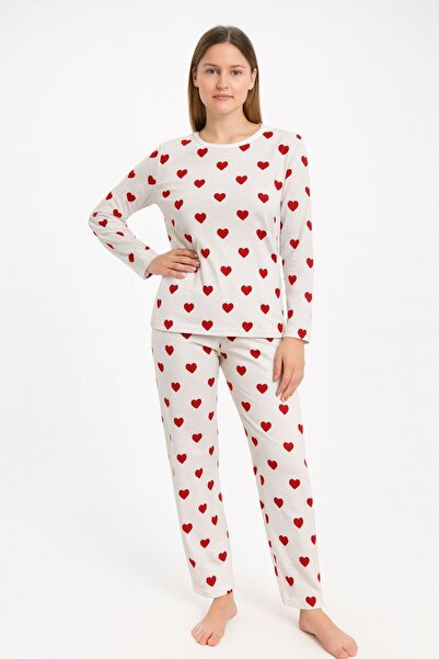Hepyek Cotton Long Sleeve Pajama Set