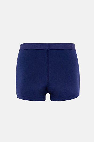 Dagi Navy Blue Plain Cotton Boxer