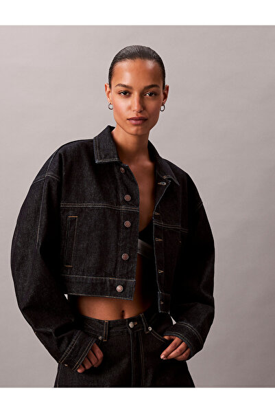 Calvin Klein Cropped Denim Jacket