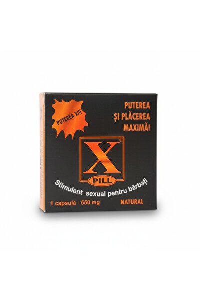 X-pill – Stimulent sexual masculin, amplificator de performanță, 1 capsulă