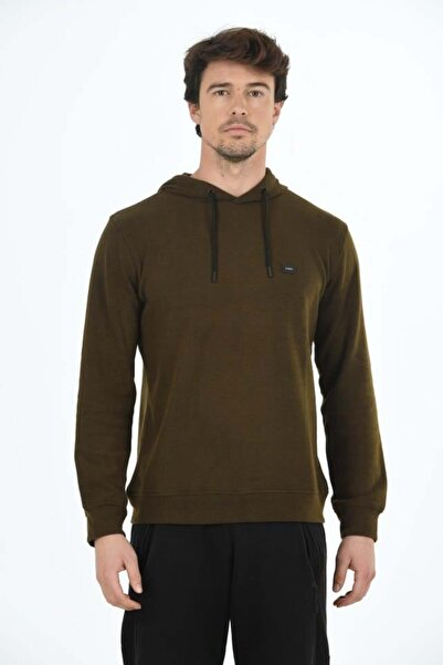 TRENDHİLL Men's Supersoft Hooded Thessaloniki Fabric Sweatshirt 5236-H
