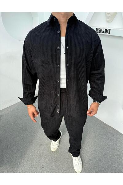 BE TOR BASİC KADİFE TAKIM SİYAH