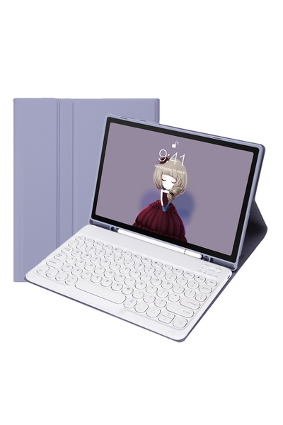 bovinox Samsung S10FE Plus Bluetooth Klavyeli Kılıf Mıknatıslı Ayrılabilir Klavye Stand Kalemlik Kapak Kılıf