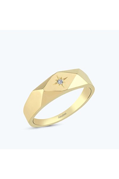 Altınbaş Altın Tektaş Kutup Yıldızı Yüzük