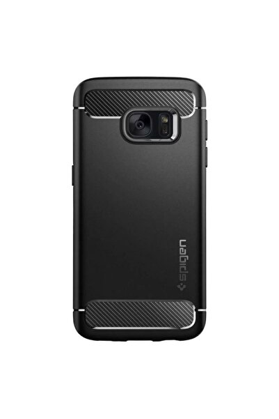Spigen Rugged Armor Case compatible with Samsung Galaxy S7 - Black