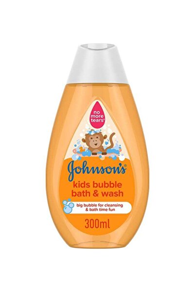 Johnson's Kids Bubble Bath And Wash, 300Ml - Big Bubbles For Cleansing And Bath Time Fun