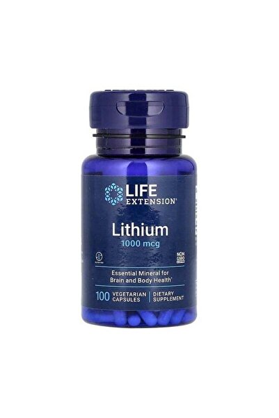 Life Extension Lithium, 1,000 mcg, 100 Vegetarian Capsules