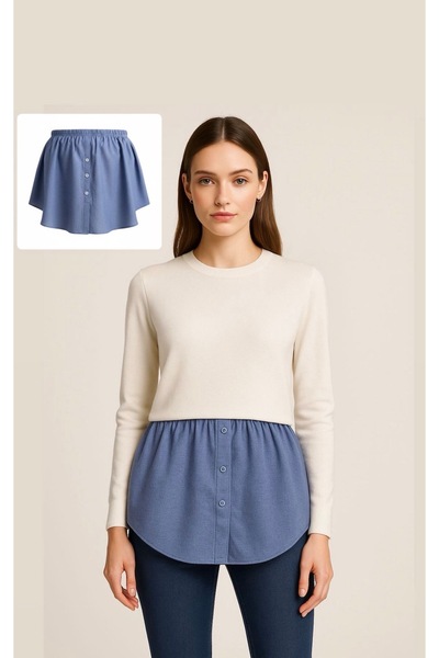 Twentyipek Half-Sleeve Skirt, Hijab Skirt, Savior Shirt, Concealing Short Ski...