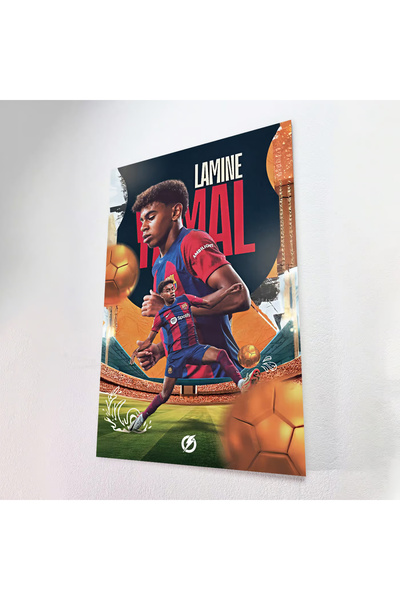 FLASHCARD Acrylic Glass Painting Lamine Yamal