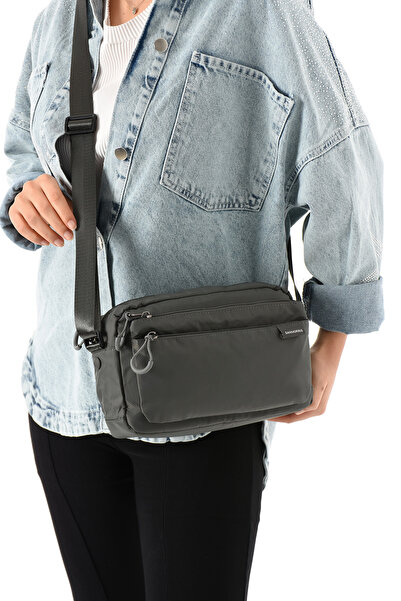 Sanmorris Su Geçirmez Kumaş, Hafif, Kadın Omuz Çantası