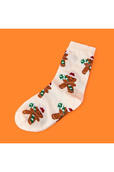 Evidea Șosete moale de prăjitură cu ghimbir - Ecru