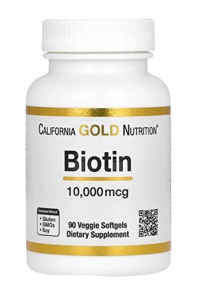 California Gold Nutrition البيوتين، 10000 ميكروغرام، 90 كبسولة هلامية