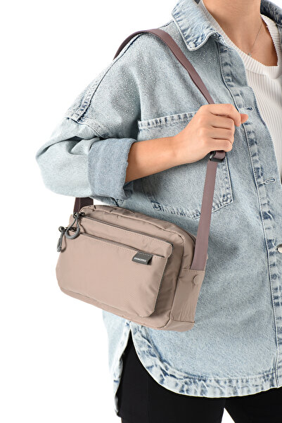 Sanmorris Su Geçirmez Kumaş, Hafif, Kadın Omuz Çantası