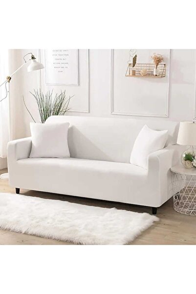 buz Universal elastic cover with 2 pillowcases, white, 90 x 140 cm