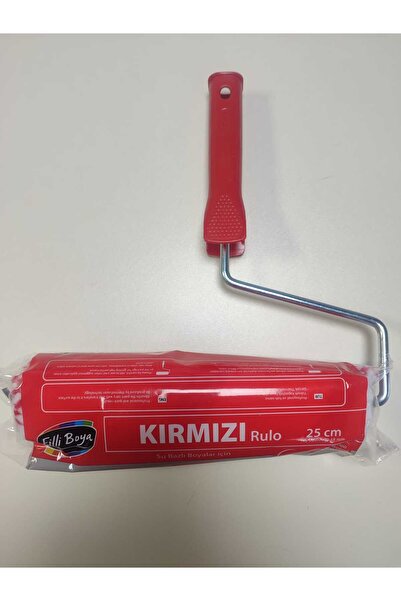 Filli Boya kırmızı çizgili dış cephe rulosu