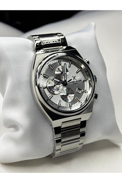 Daniel Klein DKE.1.10900-1 Erkek kol saati gümüş renk orjinal garantili