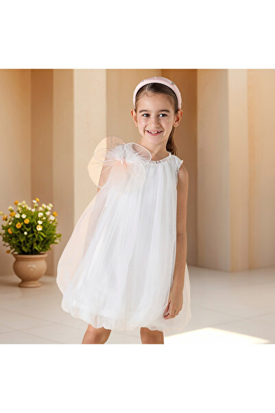 Juniors Solid Sleeveless Dress with Floral Applique