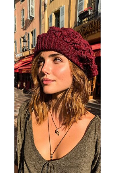 LAGRANZE Double Layer Knitted Painter Beanie