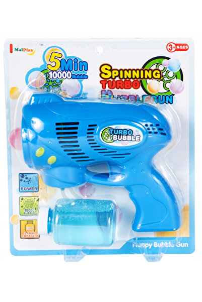 MalPlay Battery-powered soap bubble gun, 5 holes, 10,000 bubbles in 5 minutes, 17 x 7