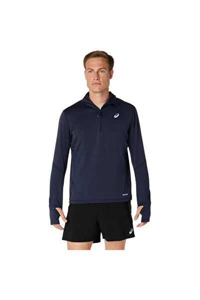 Asics ROAD WINTER LS HOODIE Erkek Lacivert Sweatshirt 2011D359-400