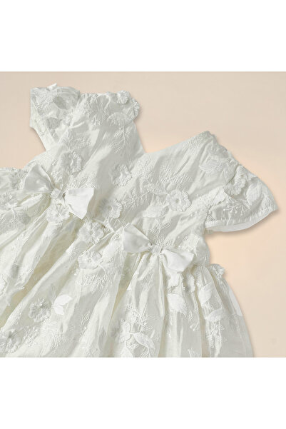 giggles Floral Embroidered Dress with Bloomers