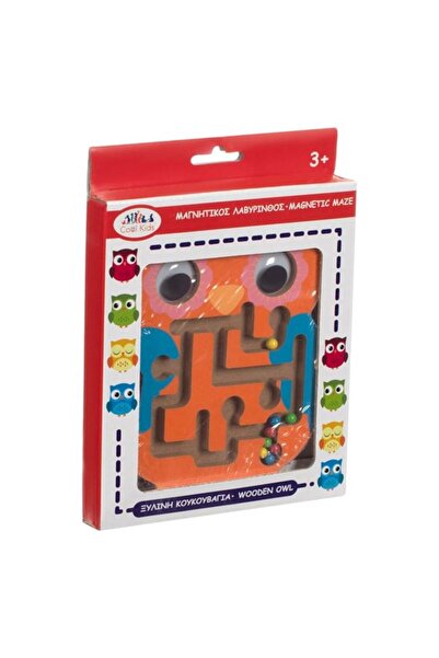 PST Educational owl game with ball and magnetic stick