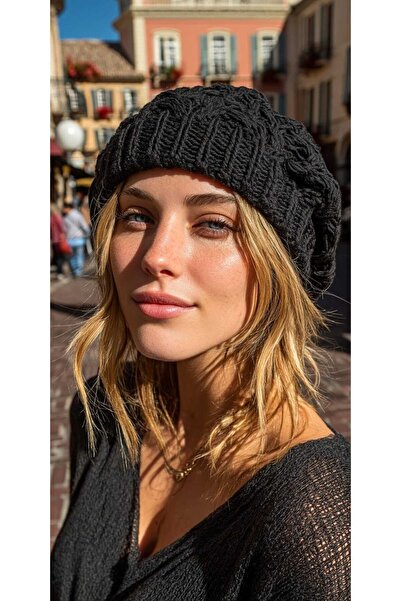 LAGRANZE Çift Kat Örgü Ressam Bere