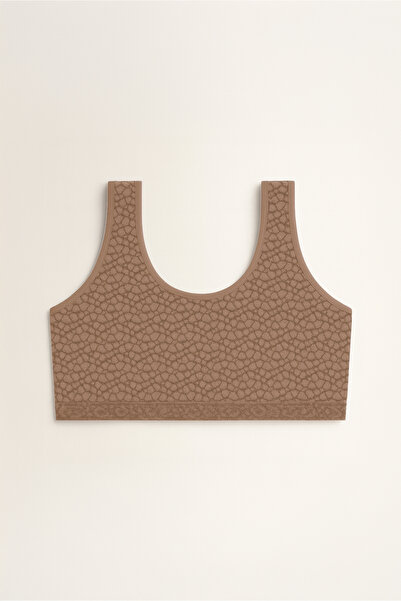 HNX Leopard Lace Thick Strap Women's Bustier