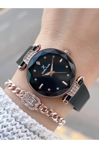 Daniel Klein Women's Wristwatch+Bracelet with Steel Strap 2 Years Warranty 3 Atm Water Resistant Bf.10981.6