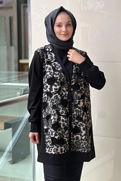 FUAT GÜRSEN Set de două căptușeli interioare Fauat Gürşen imprimeu leopard