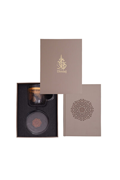 Dimlaj Selena Glass Notebook Set CB/3-Gold