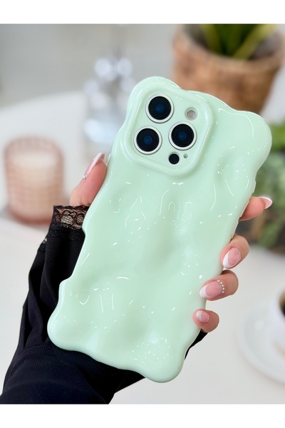 Go Aksesuar Iphone 16 Promax Uyumlu 3d Bubble Tasarımlı Pastel Renk Esnek Sil...