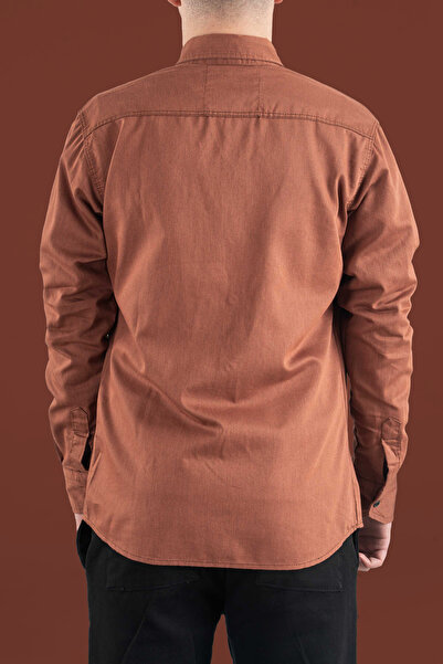 bombe Slim Fit Men's Denim Shirt