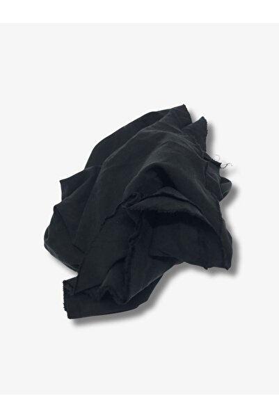 Yiğit Kumaş Liyosel Fabric, Piece 65X130 cm Black