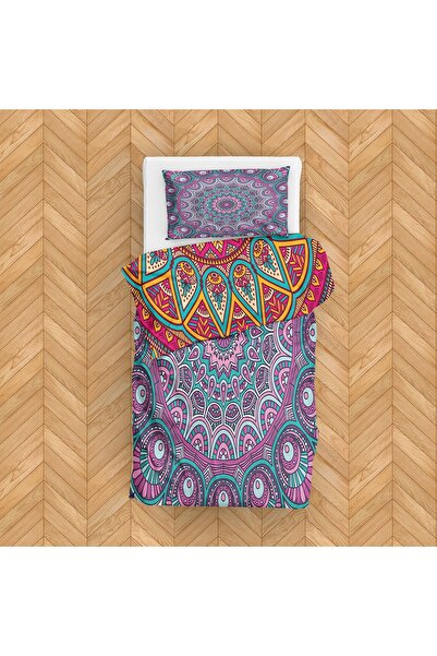 The Lucid Lab Mandala & Mor Mandala Double-Sided Duvet Cover Set 160 cm X 220 cm