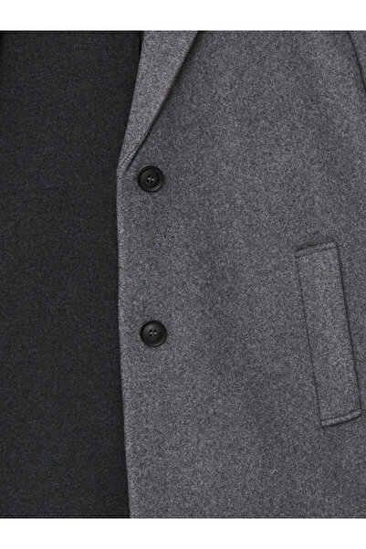 LC Waikiki Standard Fit Jacket Collar Men's Stamp Coat