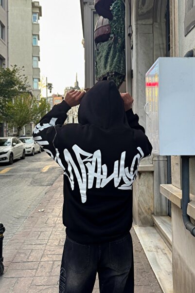 Flaw Wear Printed Full Zip Hoodie