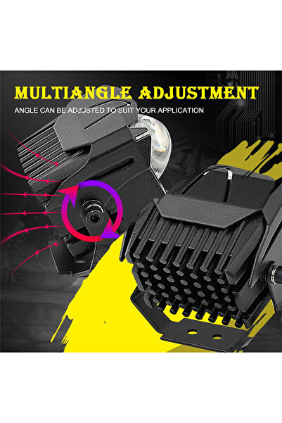 MR.SMART F.T.C Mr Smart Dual-Color LED Light Module, Dust-Proof Design, Weather-Adaptive, Universal Fit, 60W