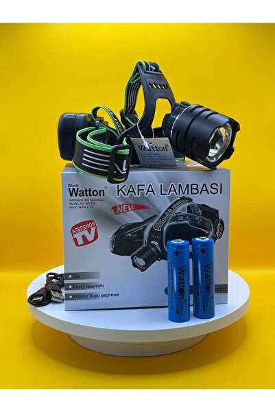 Watton WT-626 ÇİFT PİLLİ KAFA LAMBASI