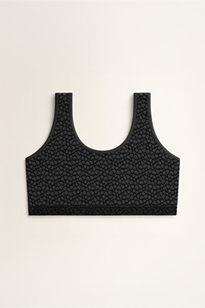 HNX Leopard Lace Thick Strap Women's Bustier