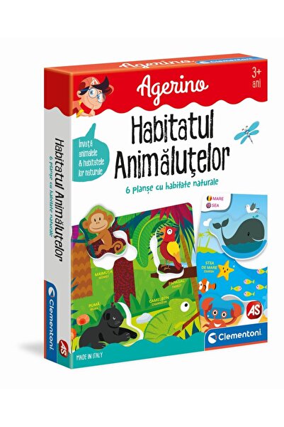 Agerino Joc educativ Animalutele si habitatele lor