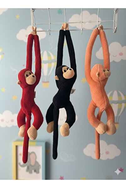 Adalinhome دمية قرد قطيفة من أتاكيدز، رفيق لعب ممتع ولطيف (3 قطع)