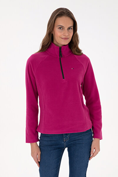 U.S. Polo Assn. Women's Fuchsia Sweatshirt 50316714-Vr023