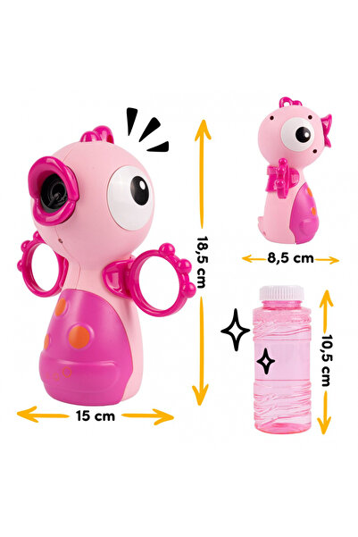 MalPlay Soap bubble toy with sounds and lights Pink Puisor