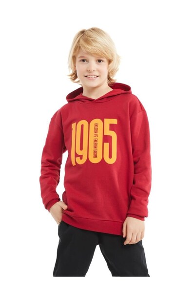 Galatasaray Tricou cu glugă Original Licențiat Roșu 1905 pentru Copii cu cutie din lemn