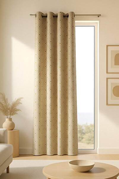 Premier Home Como Halkalı Fon Perde Brown 140X260