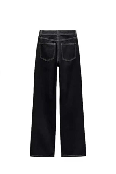 TRENDBUTİKOFFİCİAL Women's Jeanshigh Waist Denim Pants Wide Leg Jeans