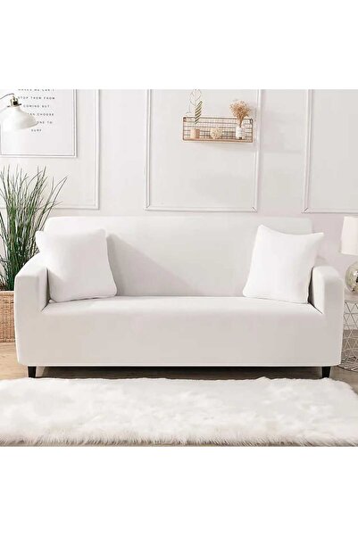 buz Universal elastic cover with 2 pillowcases, white, 90 x 140 cm