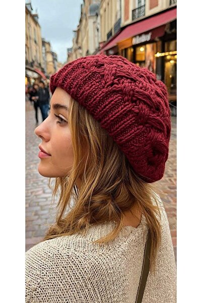 LAGRANZE Double Layer Knitted Painter Beanie