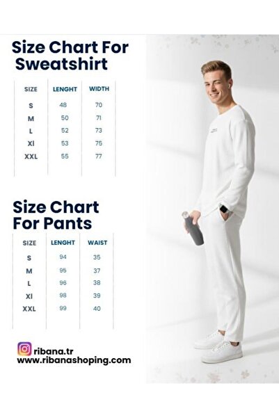 ribana Unisex Corded Fabric Shirt Collar Zippered Pocket Elastic Waist Knitwear Bottom Top Set